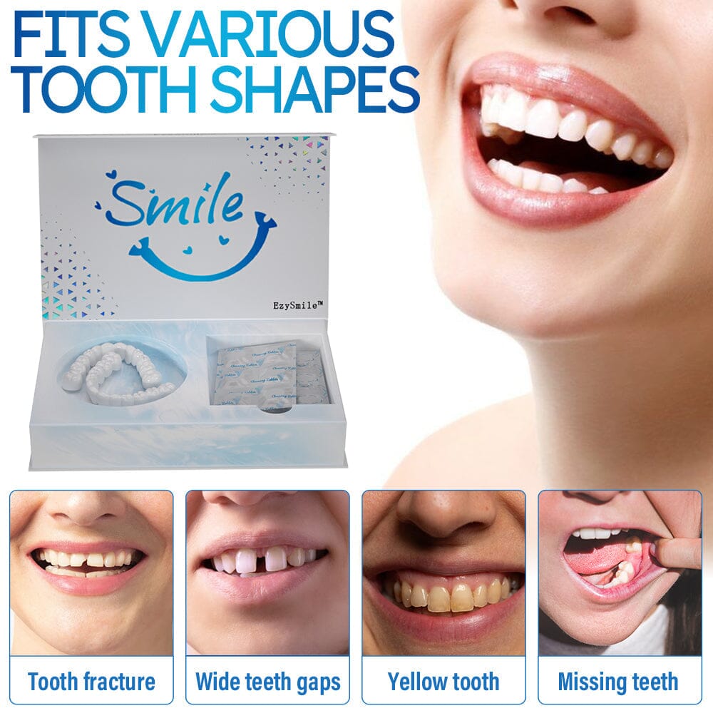 ✅Official Store | EzySmile™ Moldable Dentures and Dedicated Cleaning Tablets
