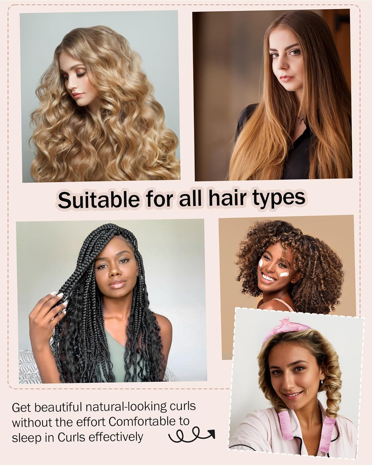 flysmus™ Heatless Hair Curling Set