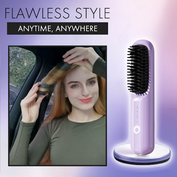 Remifa™︎ SleekyPro Cordless Portable Straightener Brush