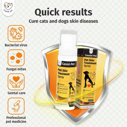Anti-itch Skin Spray for Dogs/ Cats, Upgraded Pipot Mange Relief