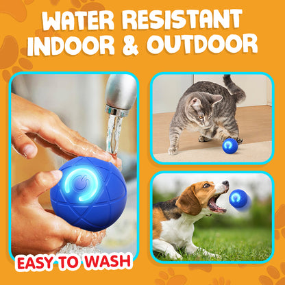 ✨Remifa™︎ Interactive Pet Toys for Dog & Cat Durable Automatic Bouncing & Rolling Ball [2025 Newly Upgraded]