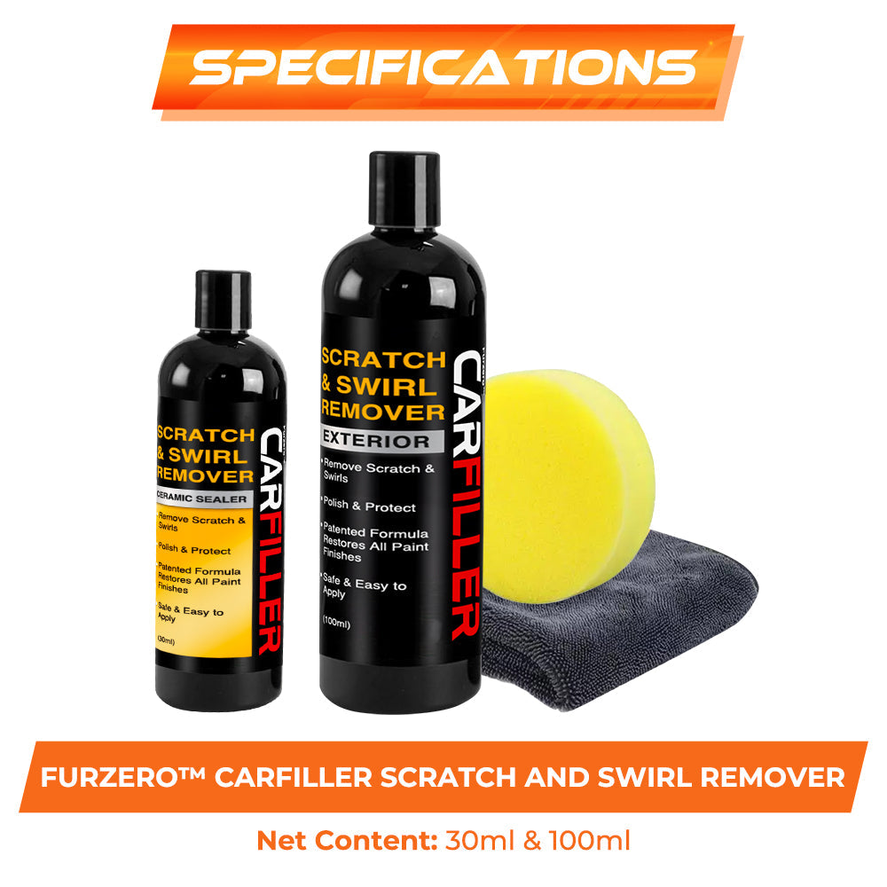 Furzero™ CarFiller Scratch and Swirl Remover