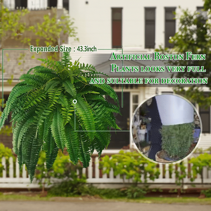 Last Day 75% OFF🔥UV Resistant Lifelike Artificial Boston Fern🌴🌳